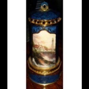 Ardleigh Elliott Thomas Kinkade Blue Lighthouse Or